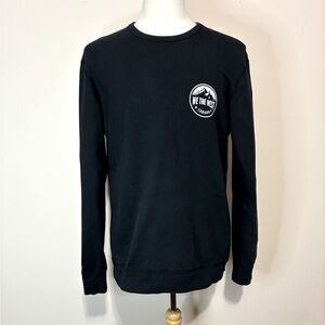 Reigning Champ “We The West - Canada” Men's Black Crewneck Sweatshirt